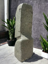PRE ORDER Easter Island Statue Hand Carved Lava Stone 80cm (2494)