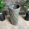 Natural Pedestal Stone Basin 91cm x 55cm x 45cm (2520)