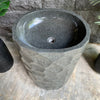 Natural Pedestal Stone Basin 91cm x 55cm x 45cm (2520)