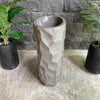 Natural Pedestal Stone Basin 90cm x 49cm x 38cm (2521)