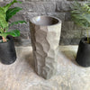 Natural Pedestal Stone Basin 90cm x 49cm x 38cm (2521)