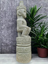 Sumba Statue Primitive Hand Carved Stone Sculpture 1070mm Height (2678)