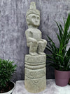 Sumba Statue Primitive Hand Carved Stone Sculpture 1070mm Height (2678)