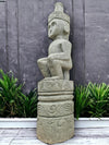 Sumba Statue Primitive Hand Carved Stone Sculpture 1070mm Height (2678)