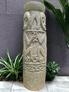 Sumba Statue Primitive Hand Carved Stone Sculpture 100cm Height (2684)