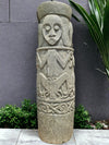 Sumba Statue Primitive Hand Carved Stone Sculpture 100cm Height (2684)