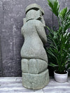 Sumba Statue Primitive Hand Carved Stone Sculpture 104cm Height (2716)