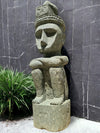 Sumba Statue Primitive Hand Carved Stone Sculpture 82cm Height (2719)