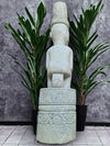 Sumba Statue Primitive Hand Carved Stone Sculpture 105cm Height (2721)