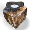 Petrified Wood Single Tealight Candle Holder (2728)