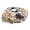 Petrified Wood Single Tealight Candle Holder (2729)