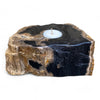 Petrified Wood Single Tealight Candle Holder (2733)