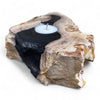 Petrified Wood Single Tealight Candle Holder (2735)