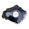 Petrified Wood Single Tealight Candle Holder (2737)