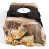 Petrified Wood Single Tealight Candle Holder (2738)