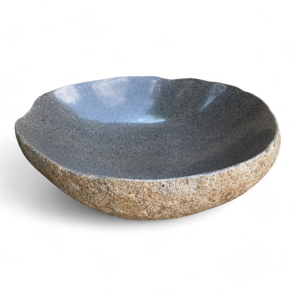 Luxury Stone Bowl 41cm x 36.5cm x 12/11cm (2797)