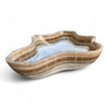 Onyx Stone Luxury Ornamental Bowl 47cm x 37cm x 14/11cm (2895)