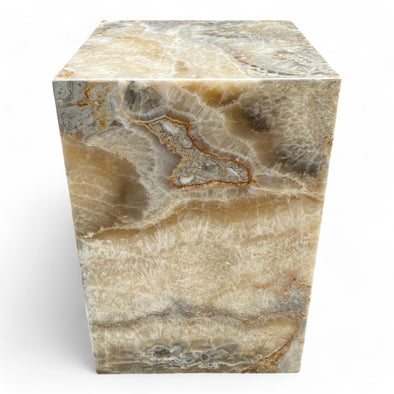 Luxury Onyx Side Table 450mm x 300mm x 300mm Height (2903)