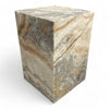 Luxury Onyx Side Table 450mm x 300mm x 300mm Height (2903)