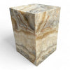 Luxury Onyx Side Table 450mm x 300mm x 300mm Height (2903)