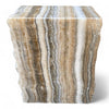 Luxury Solid Onyx Side Table 450mm Height x 380mm x 200mm (2908)