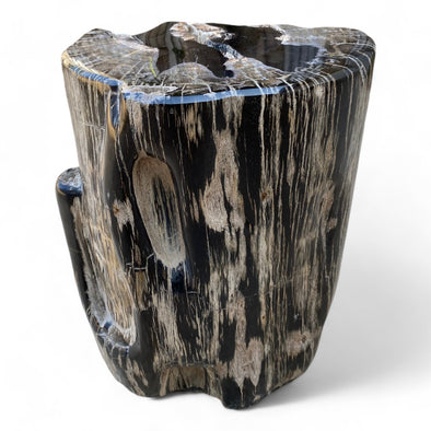 Luxury Petrified Wood Stool 320mm x 230mm x 410mm (2929)