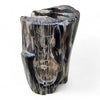 Luxury Petrified Wood Stool 320mm x 230mm x 410mm (2929)