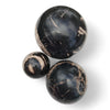 Petrified Wood Natural Home Decor Ball Set (2941)