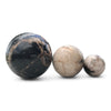 Petrified Wood Natural Home Decor Ball Set (2944)