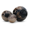 Petrified Wood Natural Home Decor Ball Set (2944)