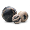 Petrified Wood Natural Home Decor Ball Set (2944)