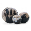 Petrified Wood Natural Home Decor Ball Set (2945)