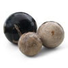 Petrified Wood Natural Home Decor Ball Set (2946)