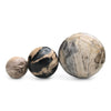 Petrified Wood Natural Home Decor Ball Set (2953)