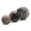 Petrified Wood Natural Home Decor Ball Set (2953)