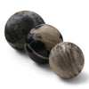 Petrified Wood Natural Home Decor Ball Set (2953)