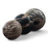 Petrified Wood Natural Home Decor Ball Set (2953)