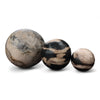 Petrified Wood Natural Home Decor Ball Set (2953)