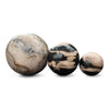 Petrified Wood Natural Home Decor Ball Set (2953)