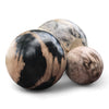 Petrified Wood Natural Home Decor Ball Set (2953)