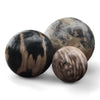 Petrified Wood Natural Home Decor Ball Set (2953)