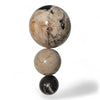 Petrified Wood Natural Home Decor Ball Set (2954)