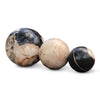 Petrified Wood Natural Home Decor Ball Set (2954)