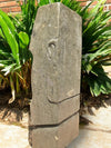 Easter Island Statue Hand Carved Green Stone 62cm StoneBase (2985)