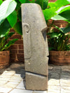 Easter Island Statue Hand Carved Green Stone 620mm StoneBase (2985)