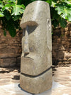 Easter Island Statue Hand Carved Green Stone 600mm StoneBase (2988)