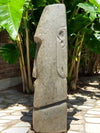 Easter Island Statue Hand Carved Green Stone 600mm StoneBase (2988)