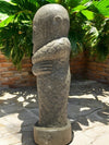 Primitive Hand Carved Stone Sculpture 83cm Height (3003)