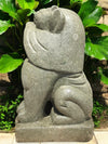 Terrier Hand Carved Stone Sculpture 63cm Height (3006)