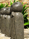 Primitive Hand Carved Stone Sculpture 'Family' 64cm Height (3032)